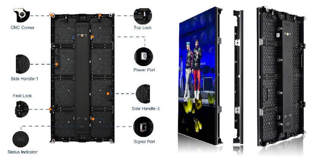 Stage led message board advertising , Epistar led outdoor display screen