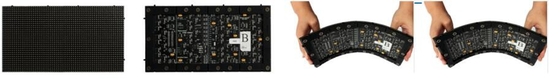P4 Indoor & Outdoor Full Color Led Display / Curved HD Led Display Wide Angle Viewing