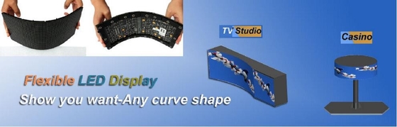 P4 Indoor & Outdoor Full Color Led Display / Curved HD Led Display Wide Angle Viewing