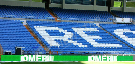 Flexible Advertising LED Display For Stadium Perimeter